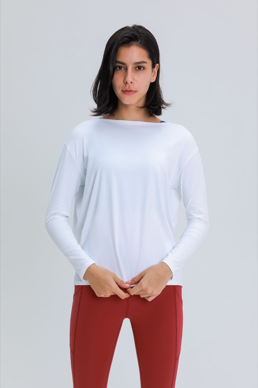 Relaxed Long Sleeve Active Top