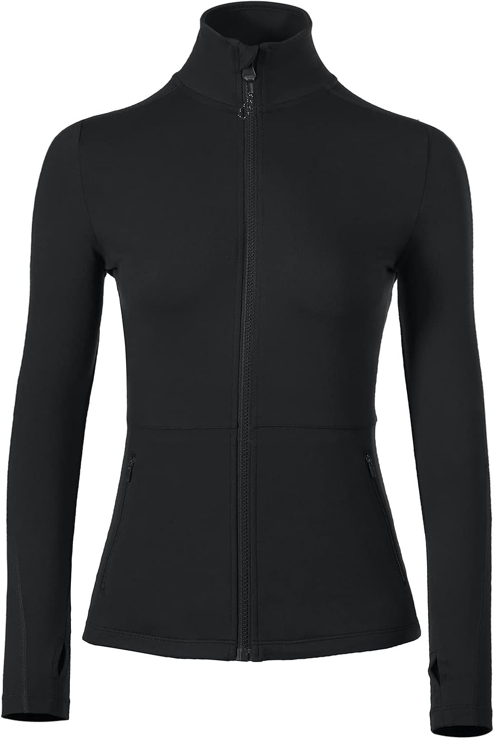 Women'S Workout Yoga Jacket Full Zip Running Athletic Track Jacket