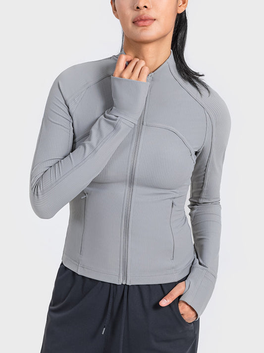 Full-Zip Long Sleeve Training Jacket