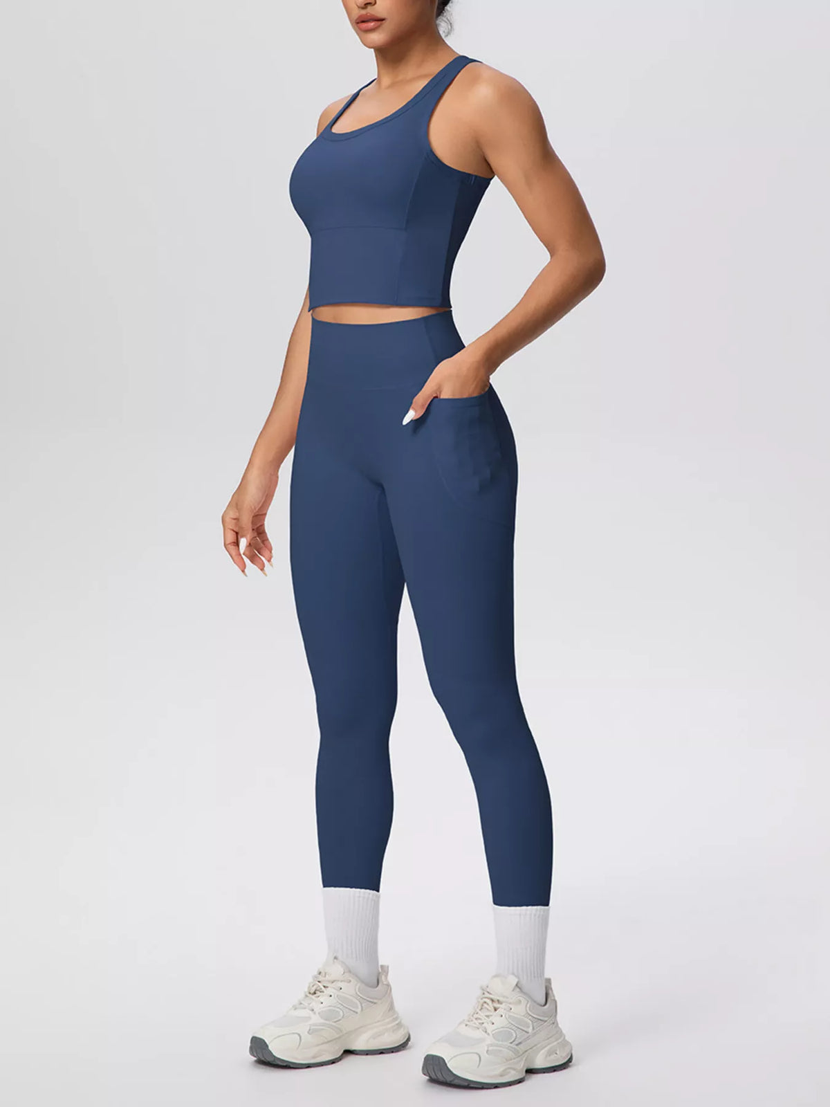 Scoop Tank & High-Waist Leggings Set