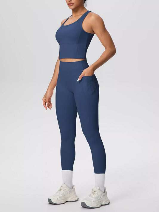 Scoop Tank & High-Waist Leggings Set