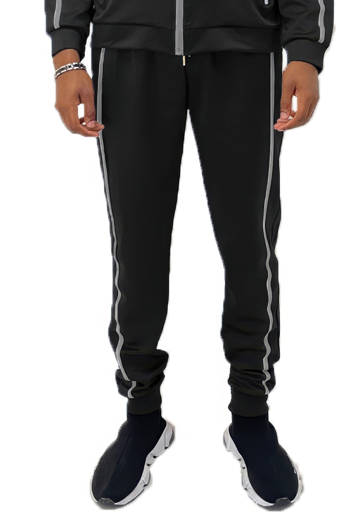 Men's Striped Track Joggers