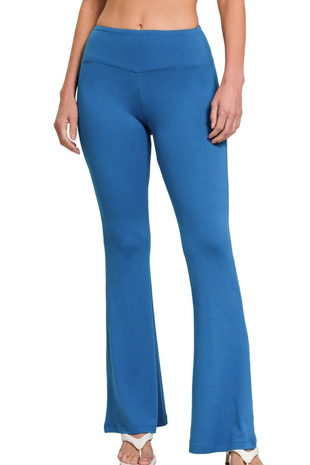 Buttery Soft Flare Yoga Pants - Classic Blue