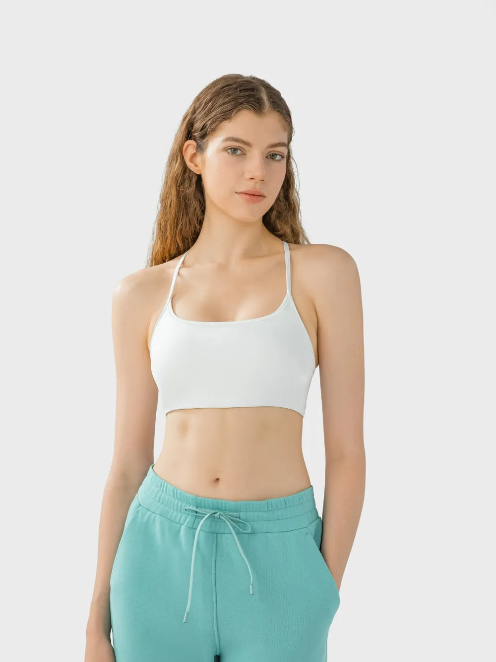 Crisscross Back Cami with Removable Pads